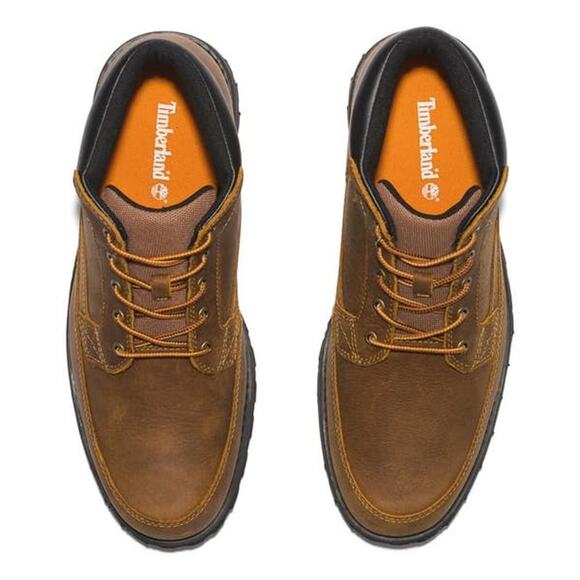 TIMBERLAND MEN\'S 12 ATTLEBORO BOOTS BROWN LEATHER ANKLE CHUKKA NIB